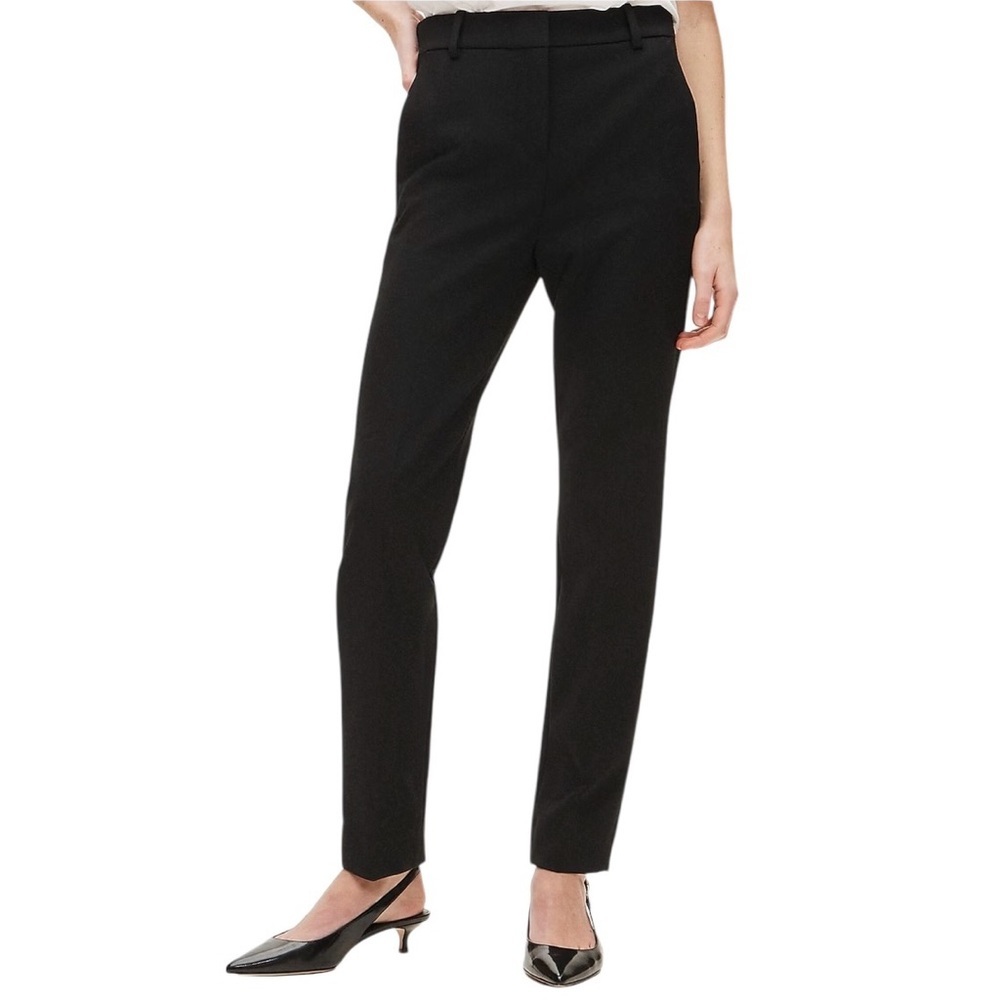 J. Crew New Cameron 4 Season Stretch Black Women's Trousers Pants NWT 8 Black - Picture 2 of 13